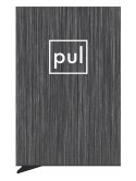 Etui na karty kredytowe RFID ZEN z uchwytem na AirTag Pularys Aluminium szczotkowane szary - ciemny 6x9,5x1 cm