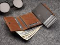 Portfel BOSTO - NATIVE Decor Pularys Nomad koniak 7x9,5x2 cm