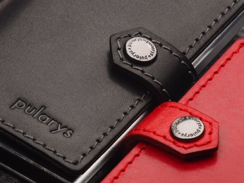 Portfel EASY WALLET for AirTag Pularys Skóra Nomad czarny 6,5x9,5x2,5 cm