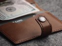 Portfel EASY WALLET Pularys Skóra Nomad brązowy 6,5x9,5x2,5 cm