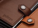 Portfel EASY WALLET Pularys Skóra Nomad brązowy 6,5x9,5x2,5 cm