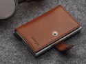 Portfel EASY WALLET Pularys Skóra Nomad brązowy 6,5x9,5x2,5 cm