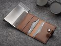 Portfel EASY WALLET Pularys Skóra Nomad brązowy 6,5x9,5x2,5 cm
