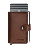 Portfel EASY WALLET Pularys Skóra Nomad brązowy 6,5x9,5x2,5 cm