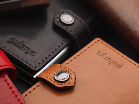 Portfel EASY WALLET Pularys Skóra Nomad koniak 6,5x9,5x2,5 cm