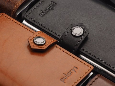 Portfel EASY WALLET Pularys Skóra Nomad koniak 6,5x9,5x2,5 cm