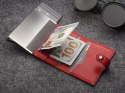 Portfel EASY WALLET Pularys Skóra Nomad Czerwony 6,5x9,5x2,5 cm