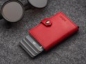 Portfel EASY WALLET Pularys Skóra Nomad Czerwony 6,5x9,5x2,5 cm