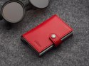 Portfel EASY WALLET Pularys Skóra Nomad Czerwony 6,5x9,5x2,5 cm