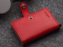 Portfel EASY WALLET Pularys Skóra Nomad Czerwony 6,5x9,5x2,5 cm