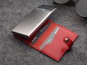 Portfel EASY WALLET Pularys Skóra Nomad Czerwony 6,5x9,5x2,5 cm