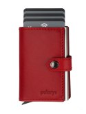 Portfel EASY WALLET Pularys Skóra Nomad Czerwony 6,5x9,5x2,5 cm