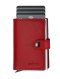 Portfel EASY WALLET Pularys Skóra Nomad Czerwony 6,5x9,5x2,5 cm