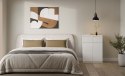 Komoda Biała z Szufladami Szafka Do Salonu Sypialni 97x70x39,5 Lilia 2S-2DD