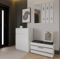 Komoda Biała z Szufladami Szafka Do Salonu Sypialni 97x70x39,5 Lilia 2S-2DD