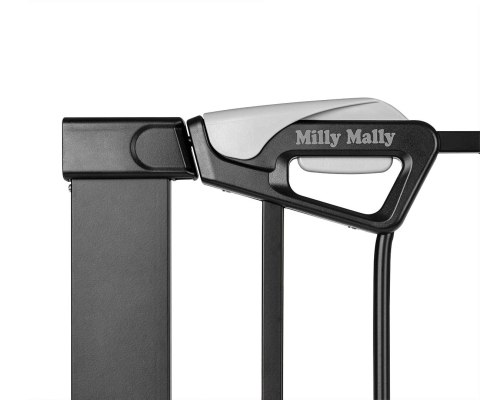Milly Mally Bramka zabezpieczająca Barierka na schody z rozszerzeniami Guardy 104 Black