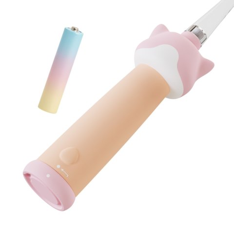 VITAMMY ePUPPY Szczoteczka soniczna do zębów dla dzieci 0-6, dwie końcówki, różowa