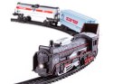 ELEKTRYCZNA KOLEJKA RAIL KING, PAROWÓZ + 3 WAGONY