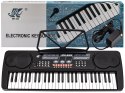 Keyboard Organy 54 Klawisze Zasilacz Mikrofon Mk-632