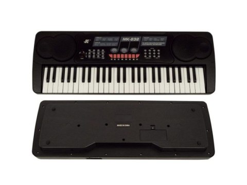 Keyboard Organy 54 Klawisze Zasilacz Mikrofon Mk-632