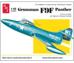 Model Plastikowy Do Sklejania Amt Odrzutowiec Grumman F9f Panther Jet