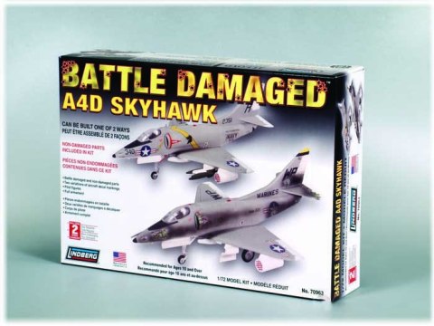 Model Plastikowy Do Sklejania Lindberg (Usa) Odrzutowiec A4d Skyhawk