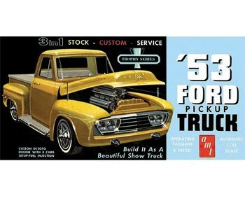 Model Plastikowy Do Sklejania Samochód 1953 Ford Pickup Amt