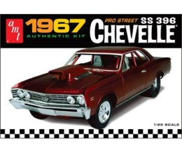 Model Plastikowy Do Sklejania Samochód 1967 Chevy Chevelle Pro Street Amt