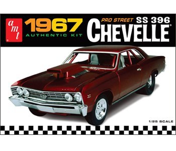 Model Plastikowy Do Sklejania Samochód 1967 Chevy Chevelle Pro Street Amt