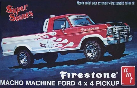 Model Plastikowy Do Sklejania - Samochód 1978 Ford Pickup - Amt