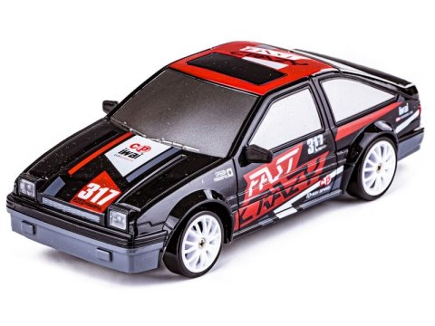 Auto Samochód Do Driftu Zdalnie Sterowane Rc 1:24 2,4 Ghz 4wd Czarny