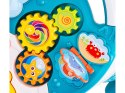 Chodzik dla Dzieci Pchacz, Stolik Edukacyjny 2w1 Koszykówka Niebieski