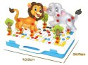 Kreatywna Mozaika Zoo W Walizce 198 El. Układanka 3d, Klocki, Wkrętarka Zestaw Konstrukcyjny