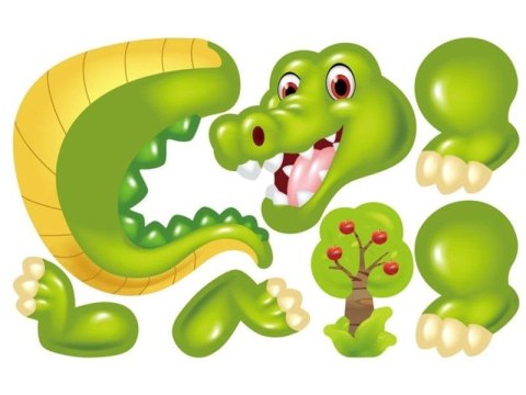 Kreatywna Mozaika Zoo W Walizce 198 El. Układanka 3d, Klocki, Wkrętarka Zestaw Konstrukcyjny