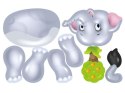 Kreatywna Mozaika Zoo W Walizce 198 El. Układanka 3d, Klocki, Wkrętarka Zestaw Konstrukcyjny