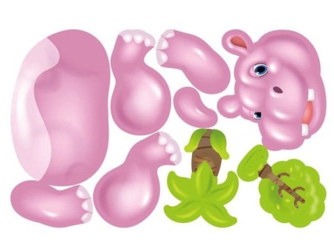 Kreatywna Mozaika Zoo W Walizce 198 El. Układanka 3d, Klocki, Wkrętarka Zestaw Konstrukcyjny