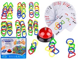 Logiczna Gra Połącz Obręcze Kształty, Puzzle Ring Game Karty