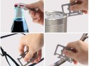 NARZĘDZIE WIELOFUNKCYJNE JAKEMY MULTITOOL 10W1 KOMBINERKI, NÓŻ, PIŁA, KARTA PRZEŻYCIA
