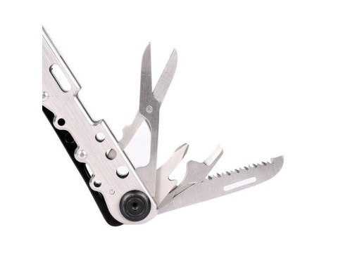 NARZĘDZIE WIELOFUNKCYJNE JAKEMY MULTITOOL 10W1 KOMBINERKI, NÓŻ, PIŁA, KARTA PRZEŻYCIA