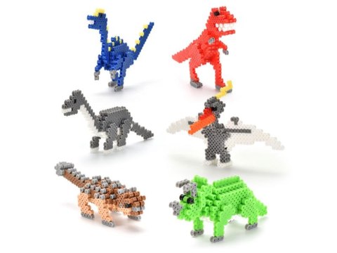 PRASOWANKA, KORALIKI DO PRASOWANIA, ZESTAW DINOZAURY 3D 3000 SZTUK