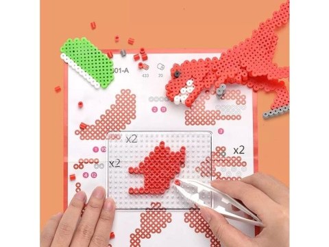 PRASOWANKA, KORALIKI DO PRASOWANIA, ZESTAW DINOZAURY 3D 3000 SZTUK