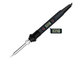 PRECYZYJNA LUTOWNICA KOLBOWA, ELEKTRYCZNA, CZARNA 60W, REGULACJA TEMPERATURY