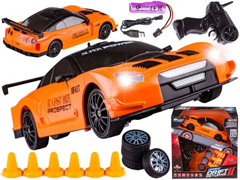 Auto Do Driftu Zdalnie Sterowane 1:24 2,4G 4x4 Radio Pistoletowe Na Prezent