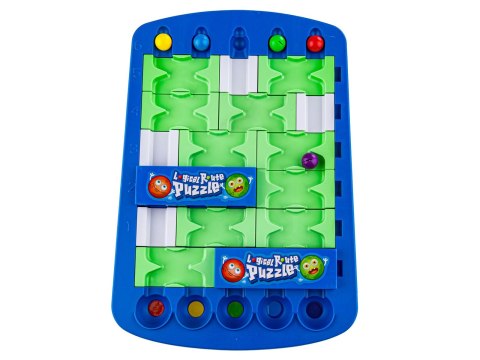 EDUKACYJNA, LOGICZNA GRA, UKŁADANKA, PUZZLE, TOR DLA KULEK