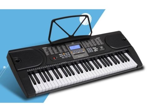 Keyboard Organy 61 Klawiszy Zasilacz Mikrofon Mk-2106