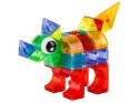 Klocki Magnetyczne, Konstrukcyjne, Świecące Elementy, Figury 3d 64 El.
