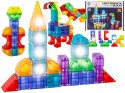 Klocki Magnetyczne Konstrukcyjne, Świecące Elementy, Figury 3d 94 El