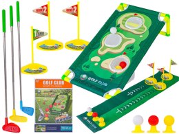 Mini Golf, Zestaw Dla Dzieci Do Gry W Mini Golfa, Plansza + Kije + Akcesoria