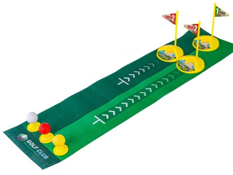 Mini Golf, Zestaw Dla Dzieci Do Gry W Mini Golfa, Plansza + Kije + Akcesoria