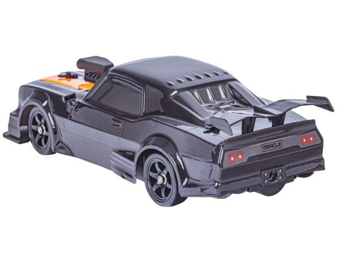 Duży Samochód Do Driftu Auto Rc Drift 1:16 2,4 Ghz Para Dym Czarny Dodge 4wd Led